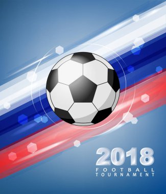 Şampiyonluk 2018, arka plan. Vektör çizim