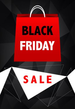 Siyah Cuma satış soyut vektör arka plan