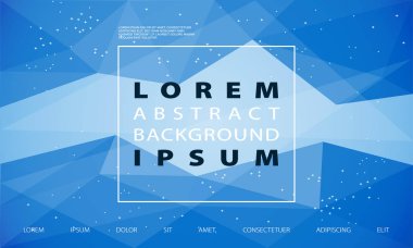 soyut mavi vektör arkaplanı.