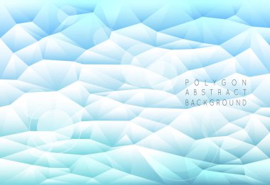 Açık BLUE vektör çokgen arkaplan