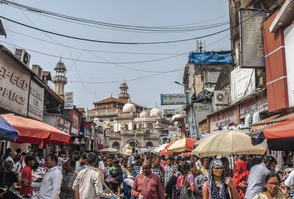 Mumbai Una Metrópolis Densamente Poblada Costa Oeste India Centro Financiero — Foto de Stock