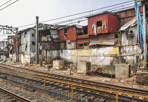 Mumbai Uma Metrópole Densamente Povoada Costa Oeste Índia Centro Financeiro — Fotografia de Stock