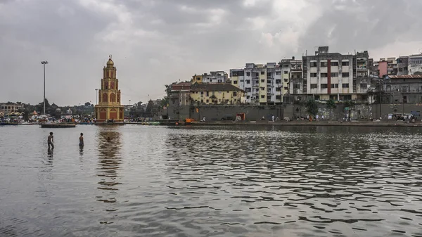 Nasik Uma Cidade Estado Indiano Maharashtra Segundo Lenda Rama Passou — Fotografia de Stock