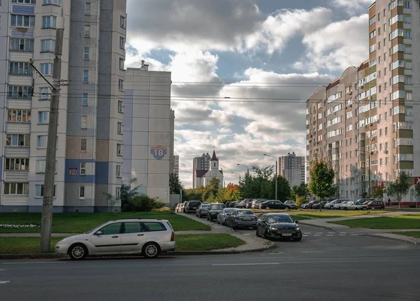 ミンスクはベラルーシの首都であり ミンスク地域とミンスク地域の行政中心である — ストック写真