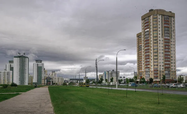 Minsk Hoofdstad Van Wit Rusland Het Administratieve Centrum Van Regio — Stockfoto