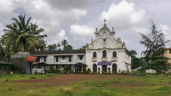 Mapusa Una Ciudad Goa Del Norte India Encuentra Norte Capital — Foto de Stock