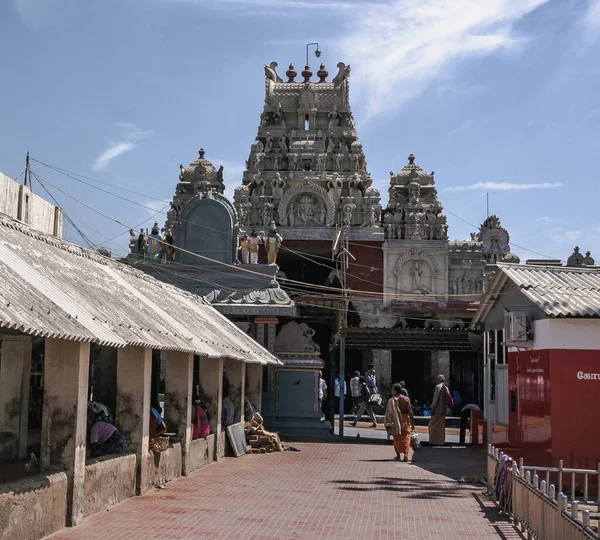 Tiruchendur Murugan Temple Starobylý Hinduistický Chrám Zasvěcený Lordu Muruganovi Indie — Stock fotografie