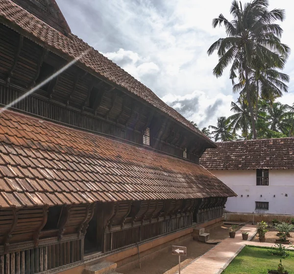 Палац Падманабхапурам Англ Padmanabhapuram Palace Також Відомий Палац Калкулам Палац — стокове фото