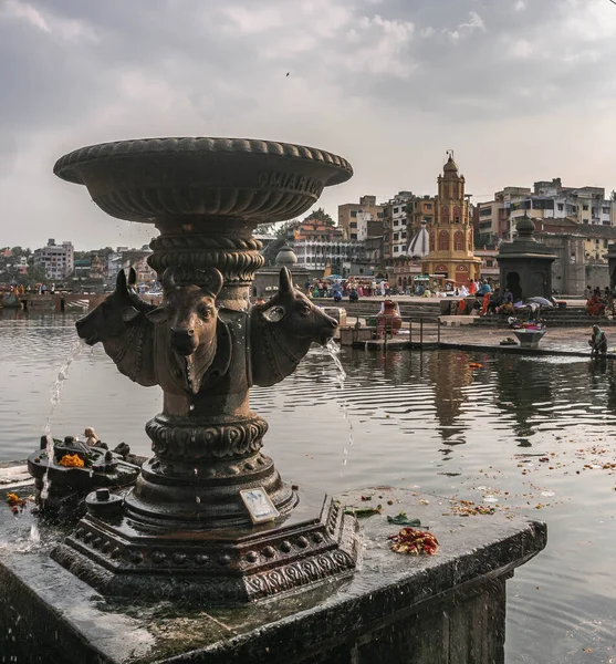 Město Nasika Jedním Čtyř Míst Světě Kde Koná Kumbha Mela — Stock fotografie