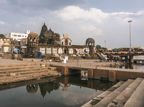 Cidade Nasika Dos Quatro Lugares Mundo Onde Kumbha Mela Realizada — Fotografia de Stock