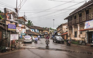 Nerul köyü Panaji 'den Candolim' e giden yolda.