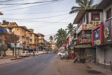 Kuzey Goa 'daki Calangute şeritleri