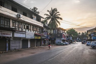 Kuzey Goa 'daki Calangute şeritleri