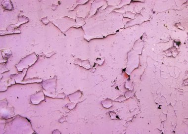 Yaşlılık, vintage, metal korozyon, eski bir demir römork üzerinde eski peeling boya katmanları