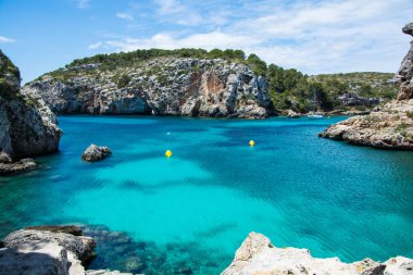 Menorca adasında güzel Cales Koyular