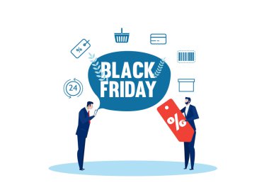 Erkekler Çevrimiçi Satış ve akıllı telefon konseptinde dükkan ikonu çizer ile alışveriş