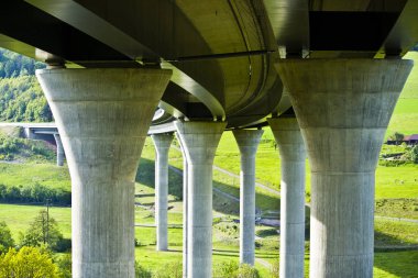 Bavyera yeni inşa otoyol köprüsü, Almanya