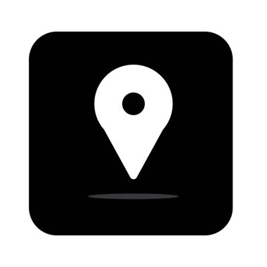 Haritalar pin. Konum haritası simgesi. Konum pini. Simge vektörü sabitleyin. - Vektör