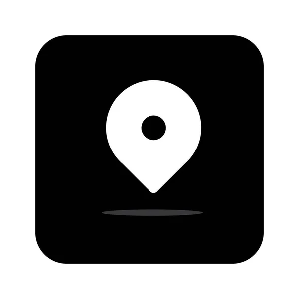 Штифт Карт Піктограма Карти Місцезнаходження Місцезнаходження Штифт Вектор Піктограм Шпильки — стоковий вектор
