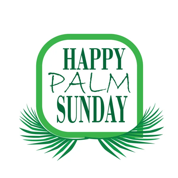 Palmová neděle — Stockový vektor