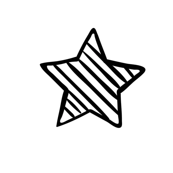 Sternsymbolvektor. Bewertungssymbol für Webdesign - Vektor — Stockvektor