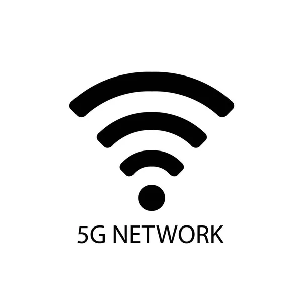 5G design logo koncept. Nätverkets logo typ-vektor-vektor — Stock vektor