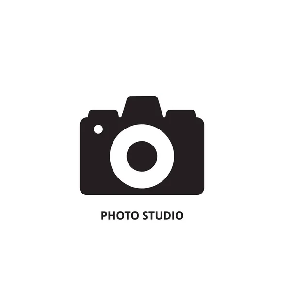 Photographie Appareil Photo Logo Icône Vectoriel Modèle Vecteur Logo Pour — Photo