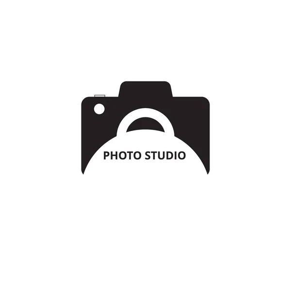 Photographie Appareil Photo Logo Icône Vectoriel Modèle Vecteur Logo Pour — Photo