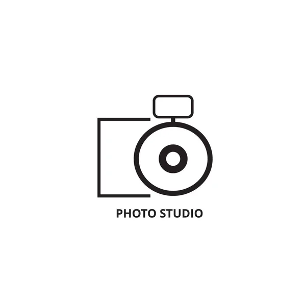 Camera Fotografie Logo Pictogram Vector Sjabloon Vector Logo Voor Fotograaf — Stockfoto