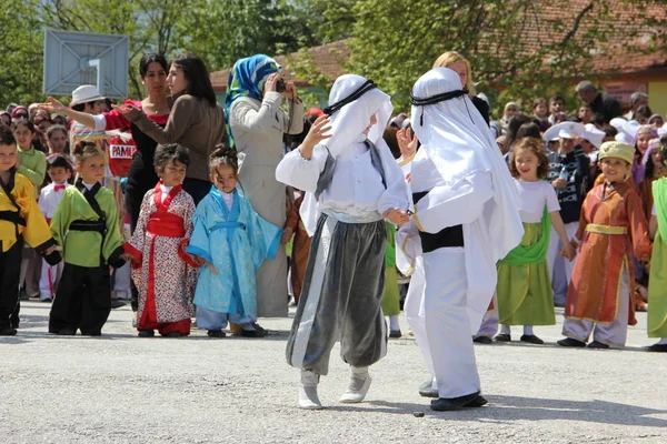 彼はトルコの国民の祝日のように祝った — ストック写真