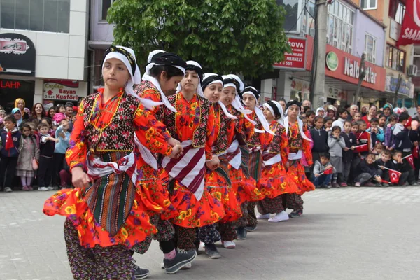 Ele Celebrou Como Feriado Nacional Turquia — Fotografia de Stock