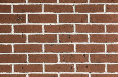 Temiz kırmızı brickwall arka plan