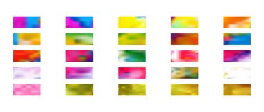 Yeni arka plan desenleri kümesi.