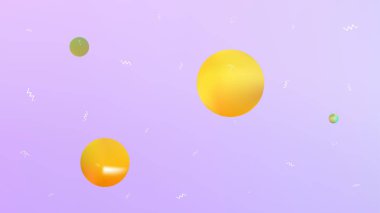 Yaratıcı soyut alan arka plan resmi parlak.