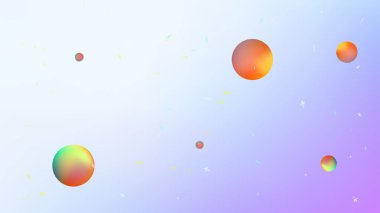 Yaratıcı soyut alan arka plan resmi düzgün.