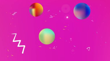 Sıvı soyut uzay fantezi bozulmamış. 