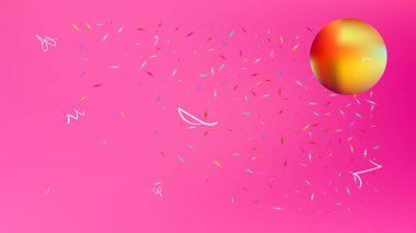 Düz soyut boşluk fantezi açık. 