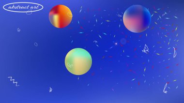 Sıradan soyut uzay fantezi net. 