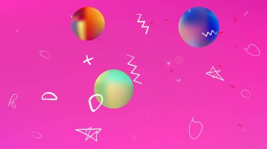 Sıvı soyut uzay fantezi taze. 