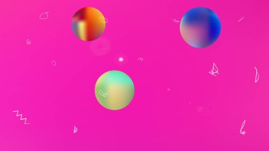 Minimal soyut uzay fantezi net. 