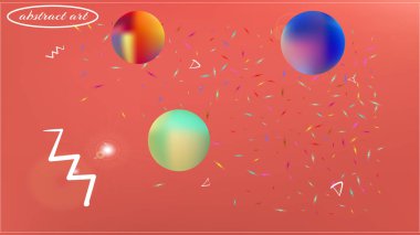 Temel soyut uzay fantezi temiz. 