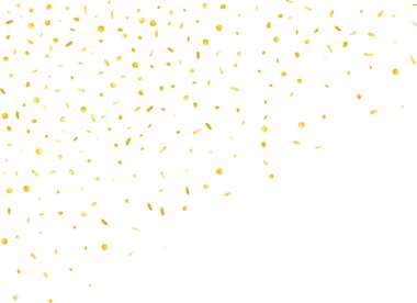 Altın altıgen 3d konfeti işleme. 