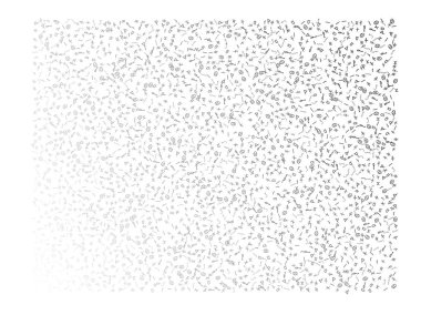Mısır işaretleri, el çizilmiş konfeti arka plan. 