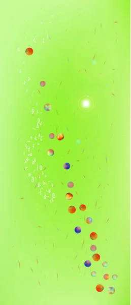 Смішний абстрактний ультраширокий простір фону — стоковий вектор