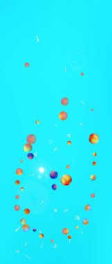 Komik soyut ultra geniş alan arka plan 