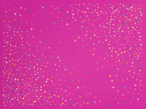 Пурпуровий колір фону. Зірки конфетті. — стоковий вектор