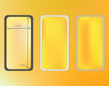 Örgü, sarı renkli telefon arka plan kiti.