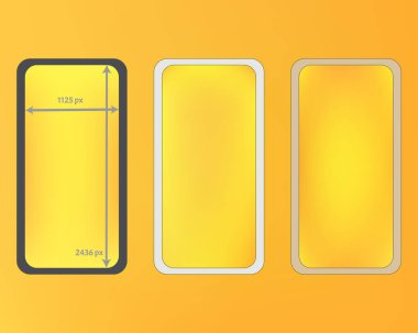 Örgü, sarı renkli telefon arka plan kiti.