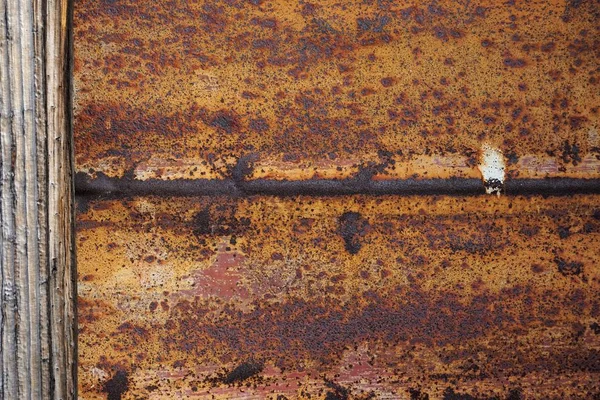 Rostige Oberfläche Mit Verschiedenen Farbtönen — Stockfoto