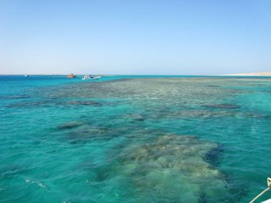 Denizden gün batımı.